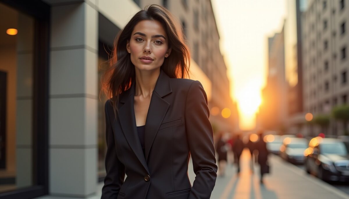 Élégance assurée : découvrez l'ensemble tailleur chic pour femme