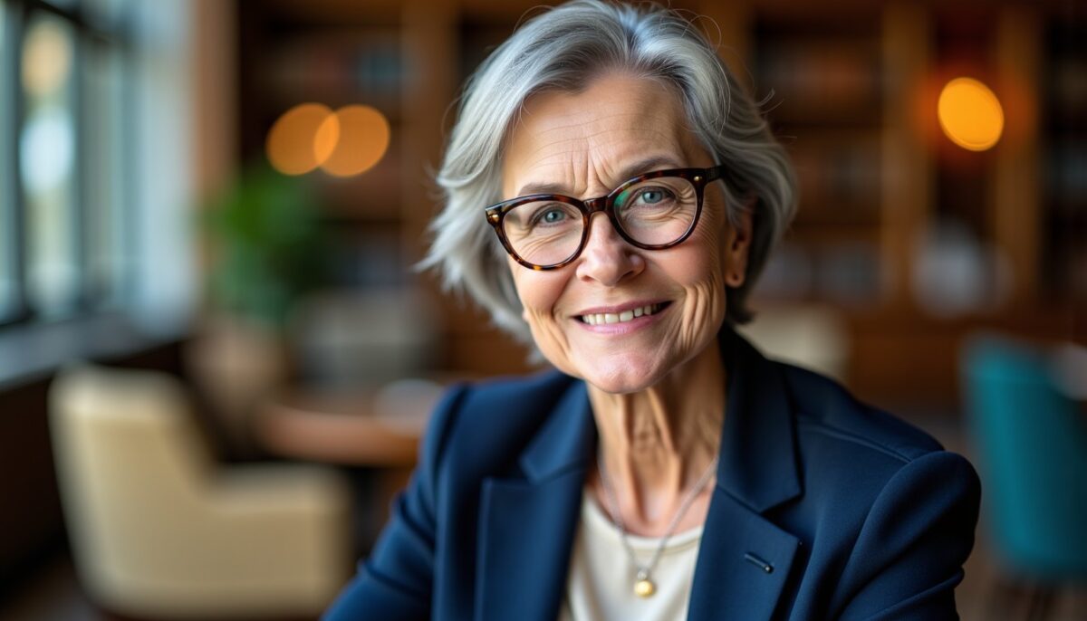 Coupe courte élégante pour femme de 70 ans : comment magnifier votre style avec des lunettes tendance Coupe courte élégante pour femme de 70 ans : comment magnifier votre style avec des lunettes tendance